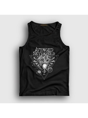 Presmono Unisex Siyah A7x Avenged Sevenfold Atlet