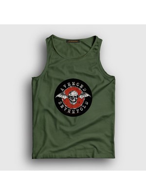 Presmono Unisex Haki Red Avenged Sevenfold Atlet