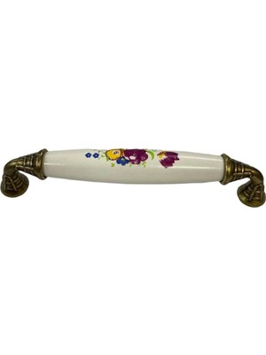 Get Store Klasik Silindir Kulp Antik Sarı 128 mm