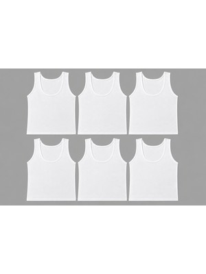 Tutku Çocuk Erkek Penye Atlet 6 Lı Set