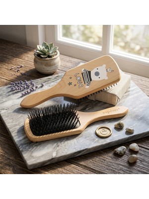 Get Store Ahşap, Topuzsuz ve Baskılı Özel  Açma Fırçası / JT8586/04