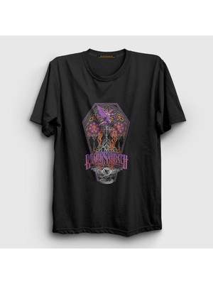 Presmono Unisex Siyah Coffin Black Sabbath T-Shirt