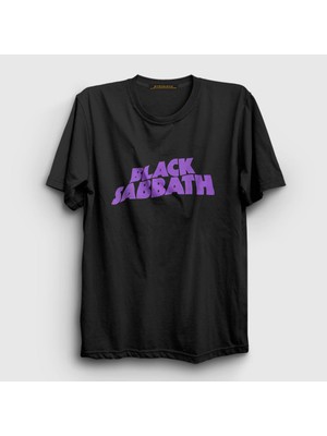 Presmono Unisex Siyah Black Sabbath T-Shirt