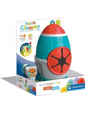 Get Store 17806 Soft Clemmy - Yumuşak Blok Duyusal Roket - 5 Parça 10-36 Ay