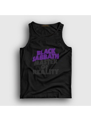 Presmono Unisex Siyah Reality Black Sabbath Atlet