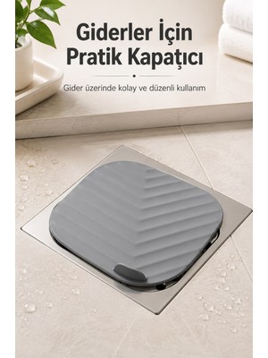 Fly Life Silikon Gider Kapağı Esnek Banyo Duş Yer Süzgeci Kapatıcı
