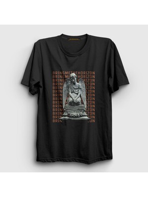 Presmono Unisex Siyah Angels Bring Me The Horizon T-Shirt