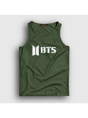 Presmono Unisex Haki Logo Bts Atlet