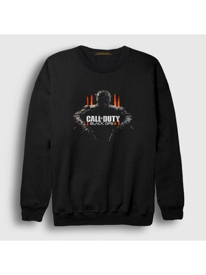 Presmono Unisex Siyah Bo Call Of Duty Sweatshirt
