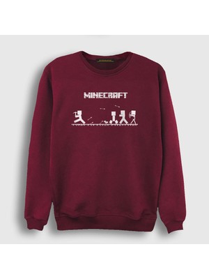 Presmono Unisex Bordo Arrows Minecraft Sweatshirt