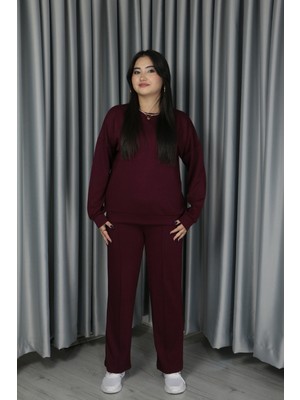 Luxee Modal Kumaş Pantolonu Çımalı Alt Üst Standart Takım