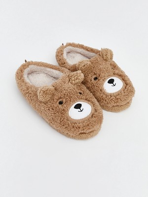 Lc Waikiki Yeni Sezon Ayı Teddy Nakışlı Erkek Çocuk Ev Terliği