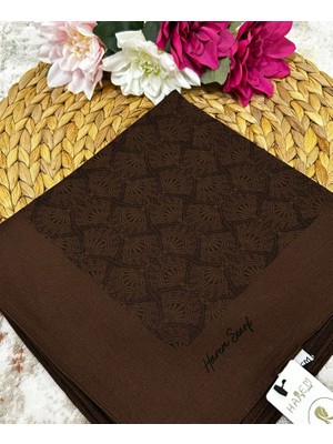 Harem Scarf Gold Sahra Eşarp Acı Kahve