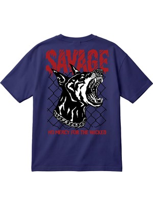 BarsDepo Oversize Vintage Baskılı Premium Unisex Tişört