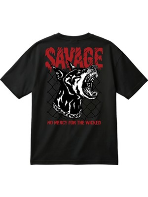 BarsDepo Oversize Vintage Baskılı Premium Unisex Tişört