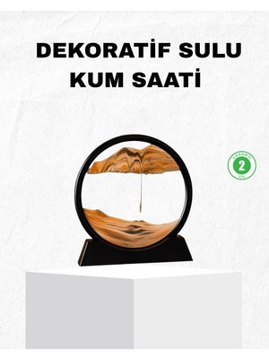 Dekoratif Kum Saati – Şık Masa Üstü Aksesuar, Dayanıklı Malzeme, Modern ve Klasik Tasarım - Lisinya