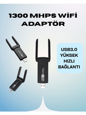 AC1200 USB Wifi Adaptör - Lisinya