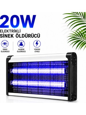 Raylax Elektrikli Sinek Öldürücü 20W Zincirli Askılı Sessiz ve Güçlü Etkili Cihaz