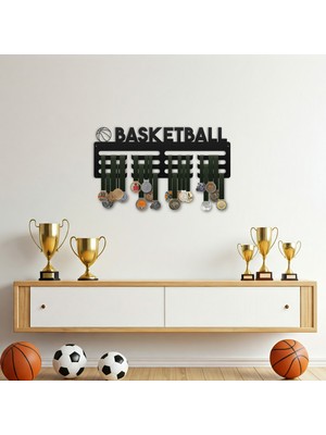 Bafidica Basketbol Topu Tasarımlı Basket Oyuncularına Özel Madalya Askısı