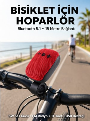 Taşınabilir Bluetooth Hoparlör Suya Dayanıklı Kumaş Kaplama - Lisinya