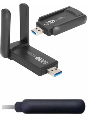 Wifi Alıcı Dual Band USB 3.0 Adaptör Kablosuz Windows 7/8/10/11 - Lisinya