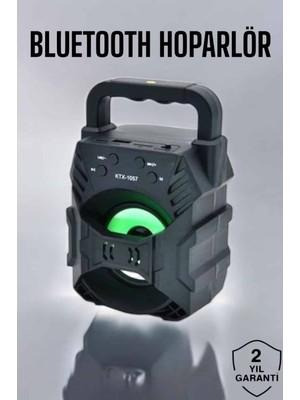 Işıklı Bluetooth Hoparlör Müzik ve Renkli Işık Taşınabiilir - Lisinya