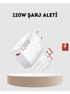 120W Usb-C Şarj Adaptörü Süper Hızlı Şarj Güç Kaynağı Seti - Lisinya