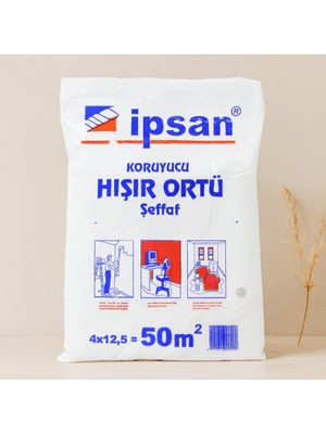 Şeffaf Koruyucu Örtü 50 M² (Hışır)