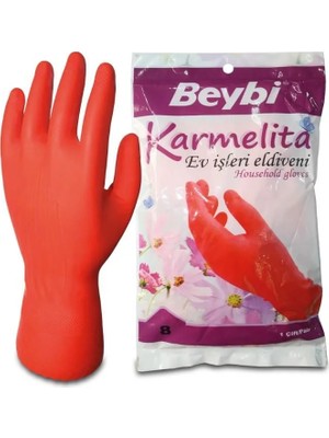 Meks Karmelita Bulaşık Eldiveni No:8