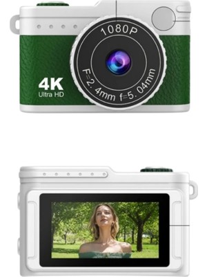 Retro Tasarımlı 1080P Hd Mini Dijital Kamera IPS Ekranlı Taşınabilir Kamera