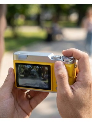 Dijital Kamera 18X Zoom Flip Ekran Uzun Pil Ömrü