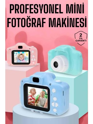 Çocuklara Özel Dijital Fotoğraf Makinesi Mini 1080P Hd Kaliteli