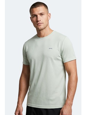 Slazenger Haunted I Erkek  Açık Yeşil Tişört