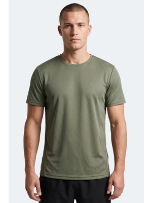 Slazenger Haunted I Erkek  Haki Tişört