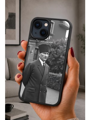 BG AKSESUAR iPhone 14 Plus Uyumlu Payidar Desenli Kamera Korumalı Darbelere Dayanıklı Kılıf