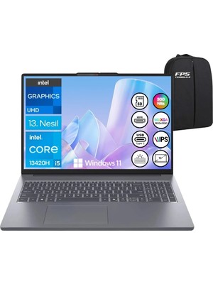 Lenovo Ideapad Slim 3 I5-13420H 16GB Ram 1tb SSD 16" Wuxga W11 83K20077TR Taşınabilir Bilgisayar