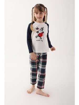 Arnetta 2600 Garson Winter Day Kız Çocuk Uzun Kol Pijama Takım