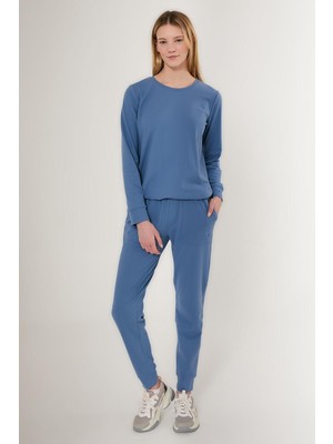 Pierre Cardin 8749 Embroidered Kadın Uzun Kol Pijama Takım