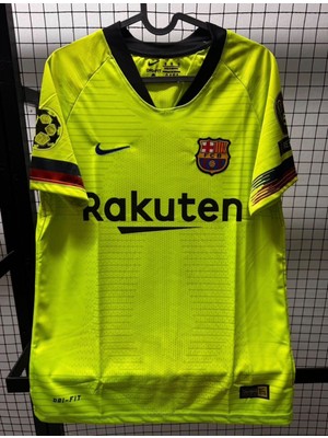 Gladsome Fc Barcelona Messi 10 Retro Futbol Forması Sarı
