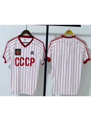 Gladsome Cccp Özel Tasarım Futbol Forması Beyaz