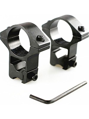 TKÇ Dürbünü Lazeri Montaj Kelepçesi Çelik Alaşım 11MM