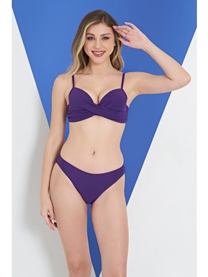 Ruko Maio 2309-1 Dönmeli Straplez Ince Belli Bikini