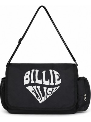 Sevbano Billie Eilish Şarkıcı Baskılı Unisex Okul, Spor, Ofis Çok Amaçlı Postacı Çantası
