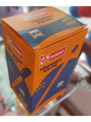 Ada Çanta Kırtasiye Mikro 60 Lı Kutu Tükenmez Kalem KJ89595997
