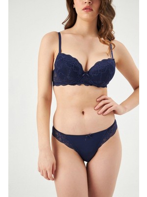 Eros 812 Kadın Yarı Push-Up Yarı Destekli Sütyen Takım