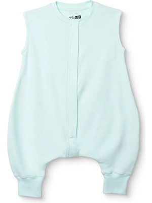Hellobaby Unisex Uyku Tulumu Fermuarlı Bisiklet Yaka Kısa Kol Ribanalı