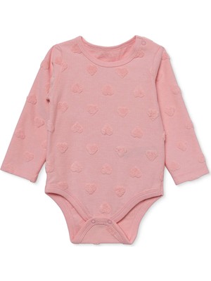 Hellobaby Kız Bebek Body Çıtçıtlı Çıtçıtlı Yaka Long Sleeve