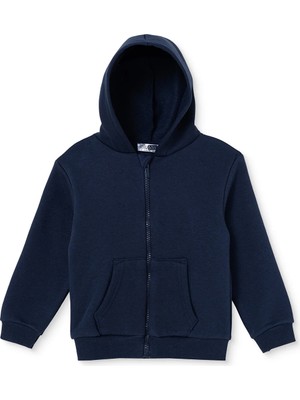 Hellobaby Erkek Bebek Kapüşonlu Hırka Fermuarlı Kapüşonlu Long Sleeve