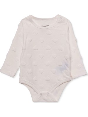 Hellobaby Kız Bebek Body Çıtçıtlı Çıtçıtlı Yaka Long Sleeve