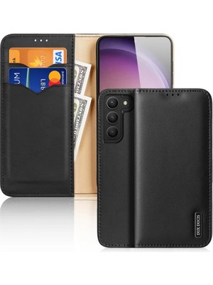 Ankaverse Dux Ducis Sm Galaxy S23 Plus Kılıf Mıknatıslı Cüzdanlı Deri Kılıf Hivo SERIES-(5775)